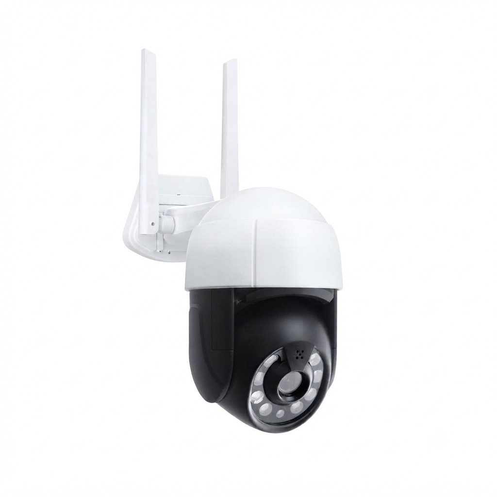 Cámara de Seguridad Exterior Inteligente PTZ V300 (3MP, Wifi, Compatible con Alexa y Google)