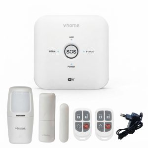 Kit de Alarma Domiciliaria S10 GSM Inalámbrica • Alerta al Celular • Con Sensores y Sirena