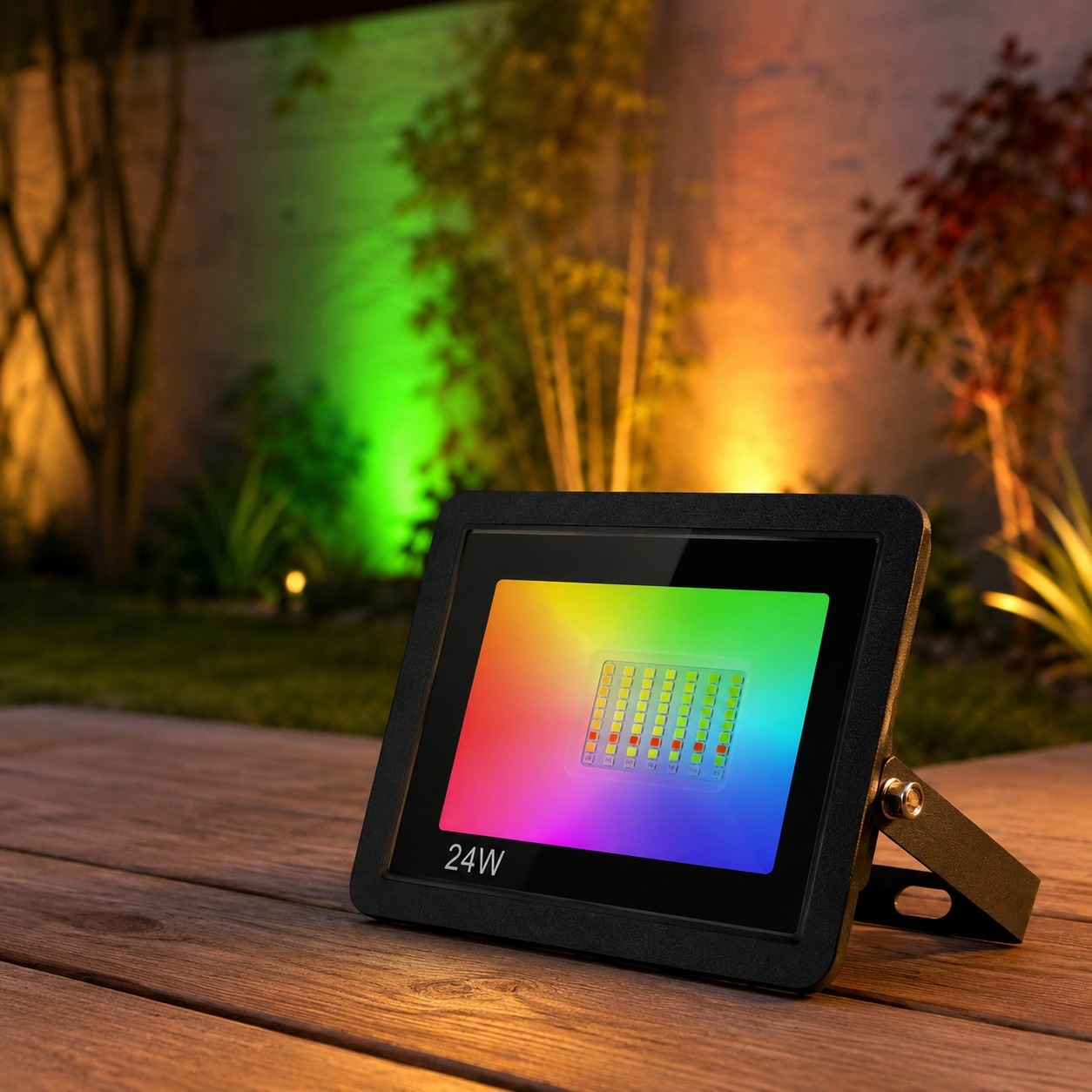 Foco proyector Wifi RGB V2000 24W para exterior - Imagen 3