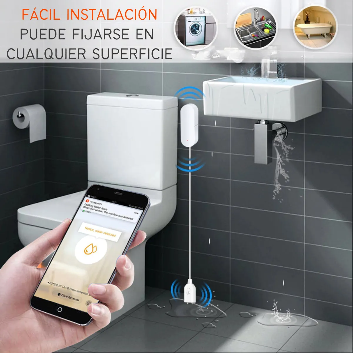 Sensor de Inundación VHOME - Imagen 2