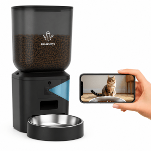 Dispensador de Alimento Automático Inteligente para Mascotas (7L) – Con Cámara HD y Voz