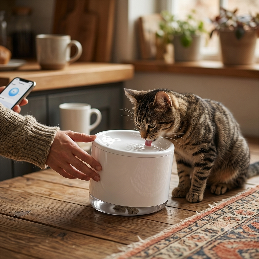 Dispensador de AGUA Inteligente WIFI Tuya App Para Mascotas - Imagen 2