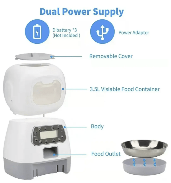 Dispensador para mascotas Elf Automatic Pet Feeder - Imagen 5