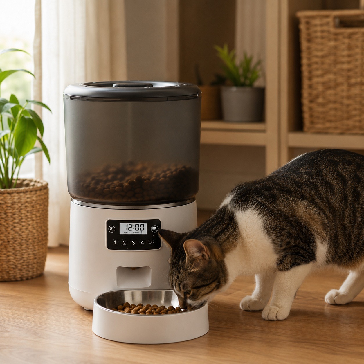 Dispensador Alimento Automatico para Mascotas Wi-FI - Imagen 2