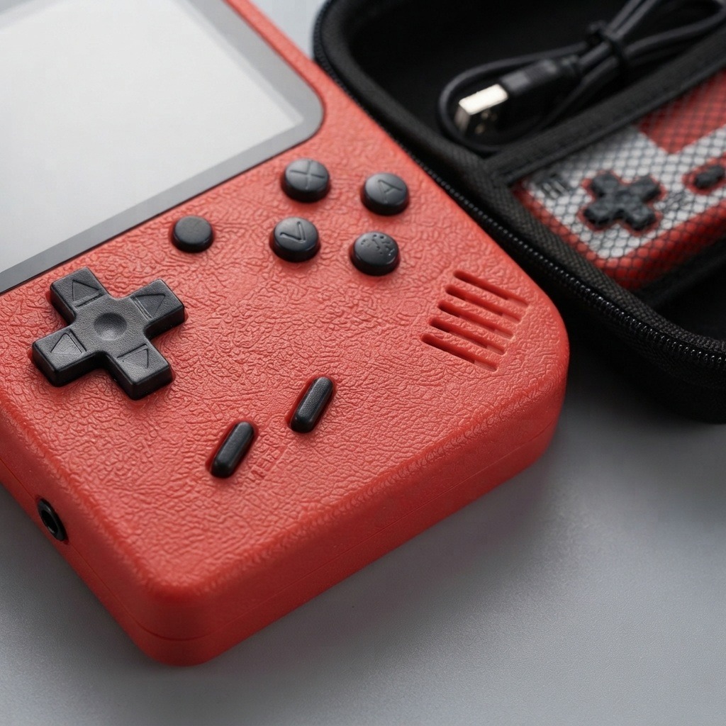 Consola Retro Portátil con Estuche - 500 Juegos Clásicos Incorporados - Imagen 2