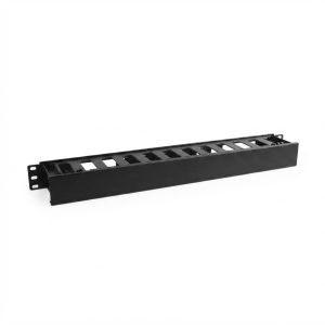 Ordenador de Cables Horizontal para Rack 19″ 1U con Tapa Trimerx
