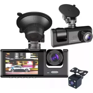 Cámara de Video Para Vehiculos Delantera y Trasera Con Vision Nocturna IR Baideluo 32G