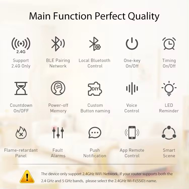 Interruptor Inteligente Wifi mecánico 2 botones Blanco - Imagen 6