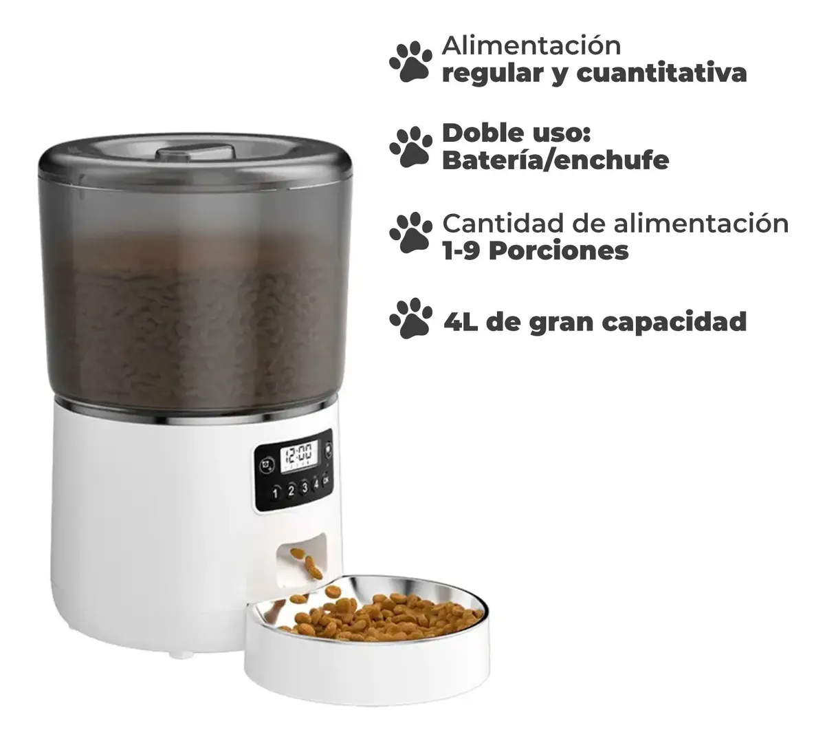 Dispensador Alimento Automatico para Mascotas Wi-FI - Imagen 2