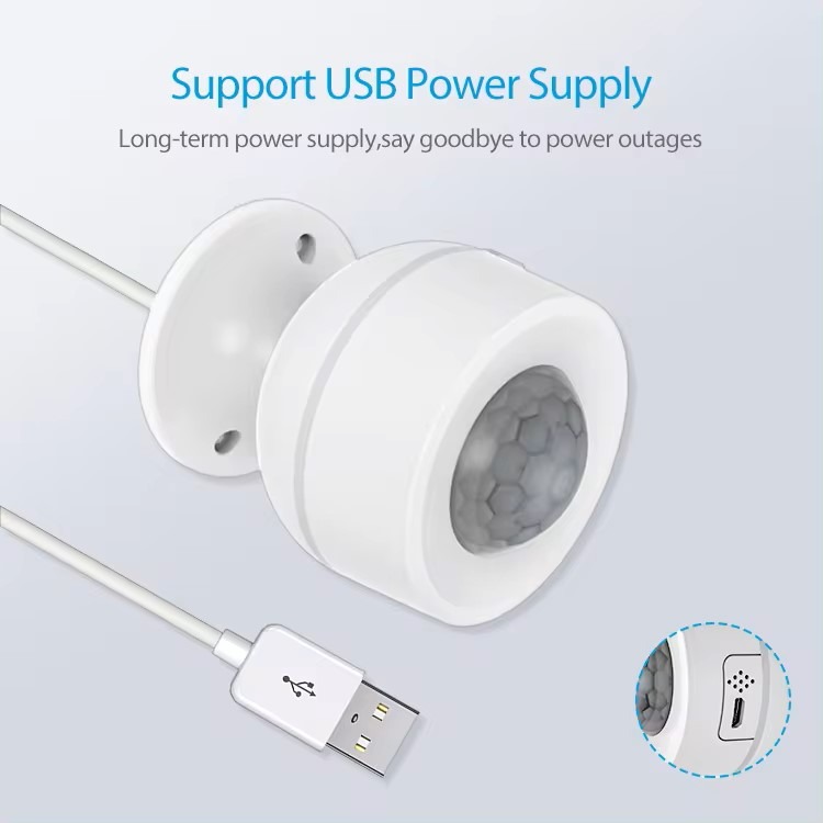 Sensor de movimiento PIR Wifi IR USB función de Humedad y Temperatura - Imagen 3