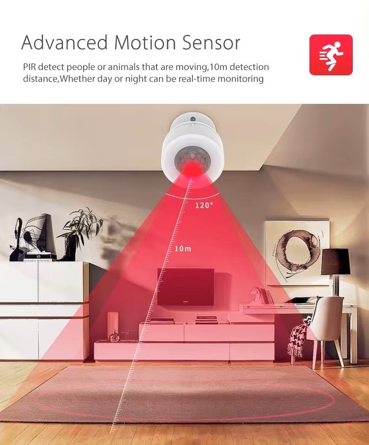 Sensor de movimiento PIR Wifi IR USB función de Humedad y Temperatura - Imagen 5