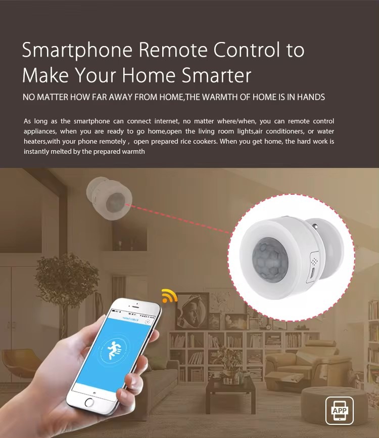 Sensor de movimiento PIR Wifi IR USB función de Humedad y Temperatura - Imagen 7