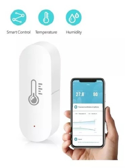 Sensor De Temperatura Y Humedad Domotica Tuya Smart - Imagen 3