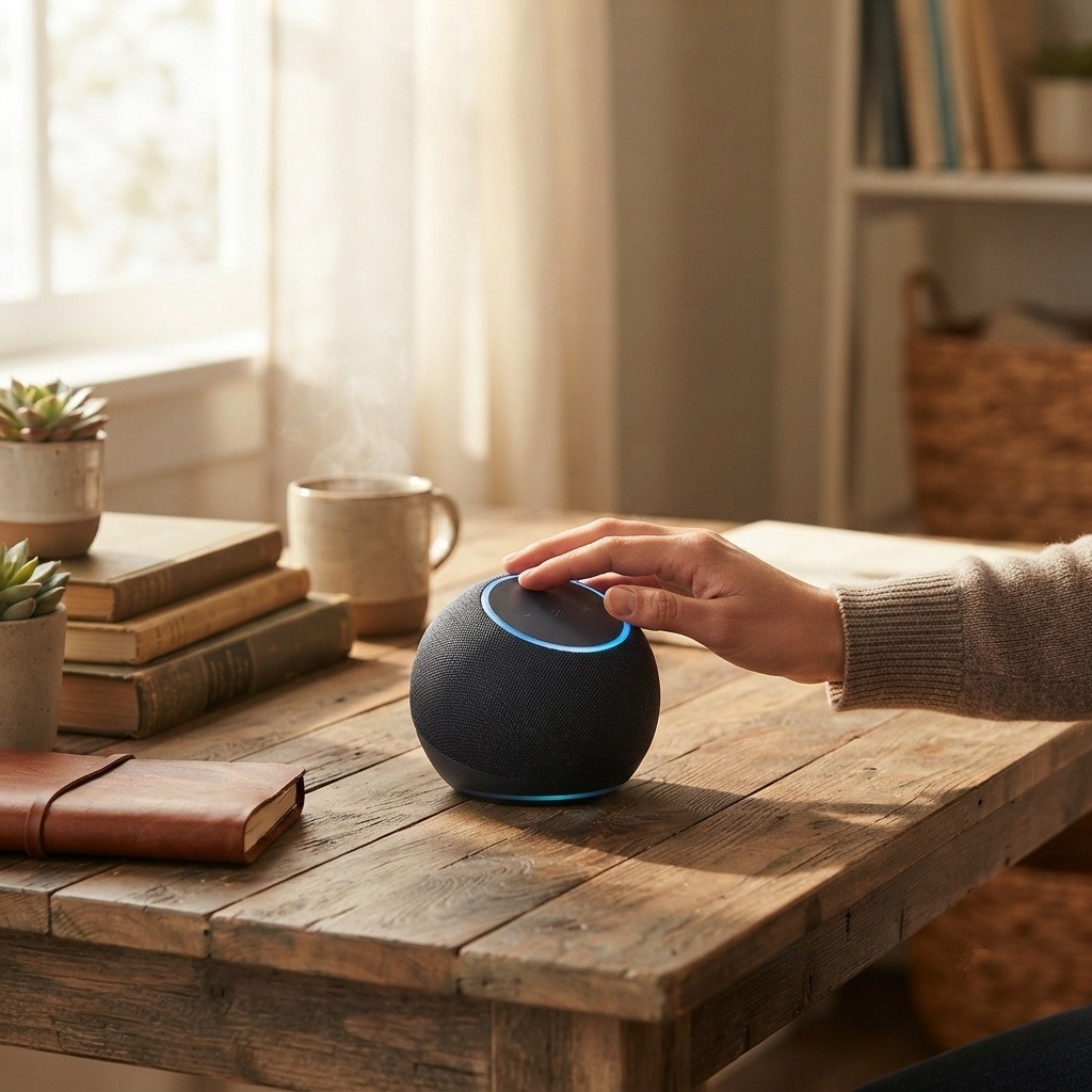 Amazon Echo Dot Max (Modelo 2025) - Parlante Inteligente Alexa con Sonido Premium y Hub Integrado - Imagen 3