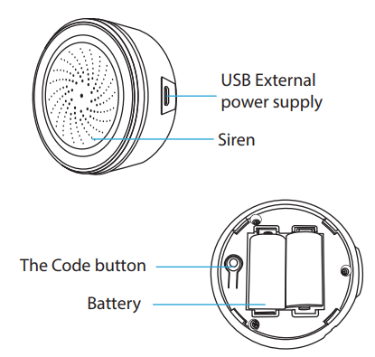 Sirena De Alarma Inteligente Wifi Tuya Smart Life Alexa Google - Imagen 4